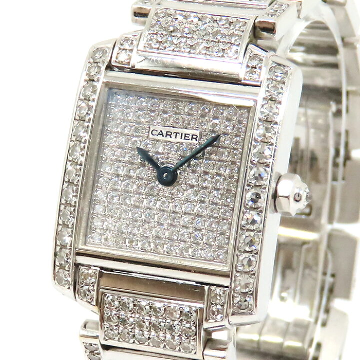楽天市場】Cartier カルティエ タンクフランセーズ SM 2403 ダイヤ文字  
