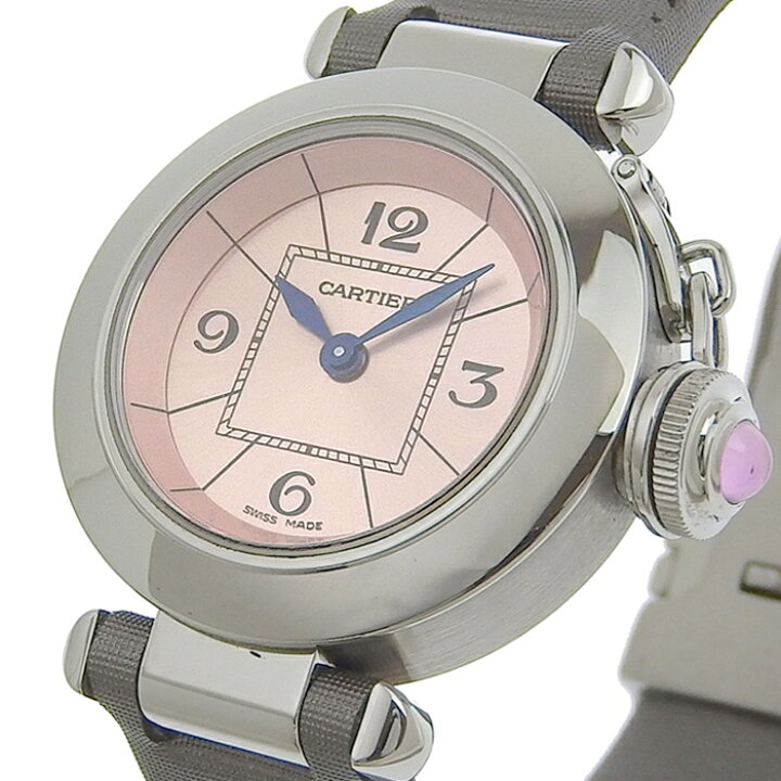 楽天市場】Cartier カルティエ ミスパシャ W3140026 ピンク文字盤 SS  