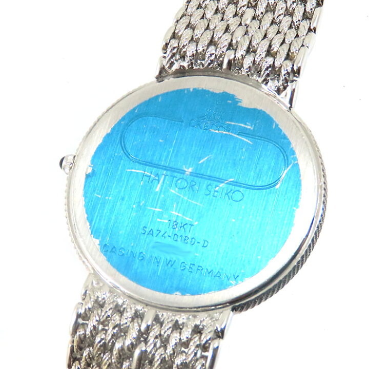 楽天市場】SEIKO セイコー クレドール 5A74-0180-D ダイヤベゼル 