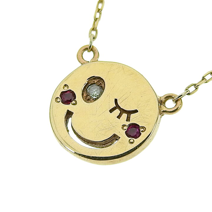 楽天市場】RUGIADA ルジアダ ウィンク ルビー ダイヤ ネックレス K10PG  