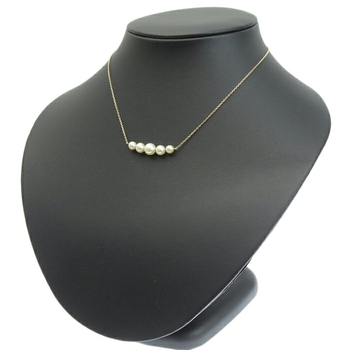 楽天市場】MIKIMOTO ミキモト 5連 パール ネックレス K14YG イエロー 