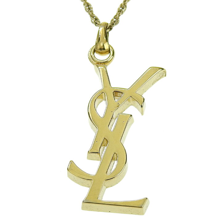 楽天市場】Yves Saint Laurent イヴ サンローラン YSL ロゴ ネックレス 