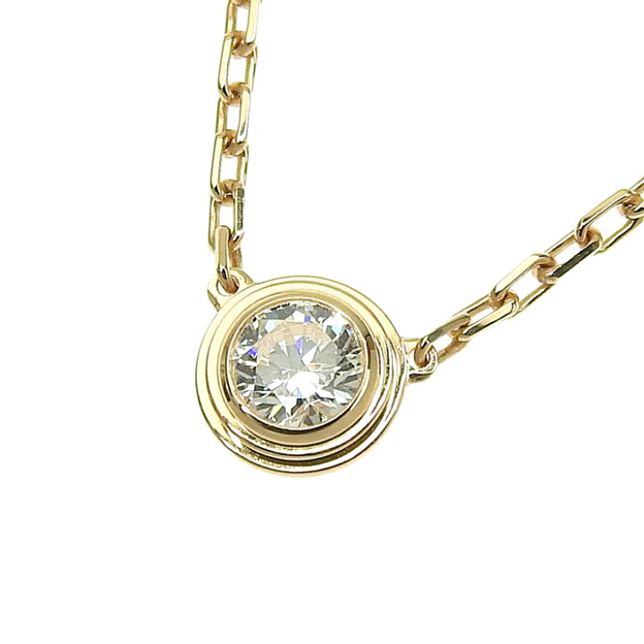 楽天市場】Cartier カルティエ ダムール ダイヤ ネックレス K18PG 750 