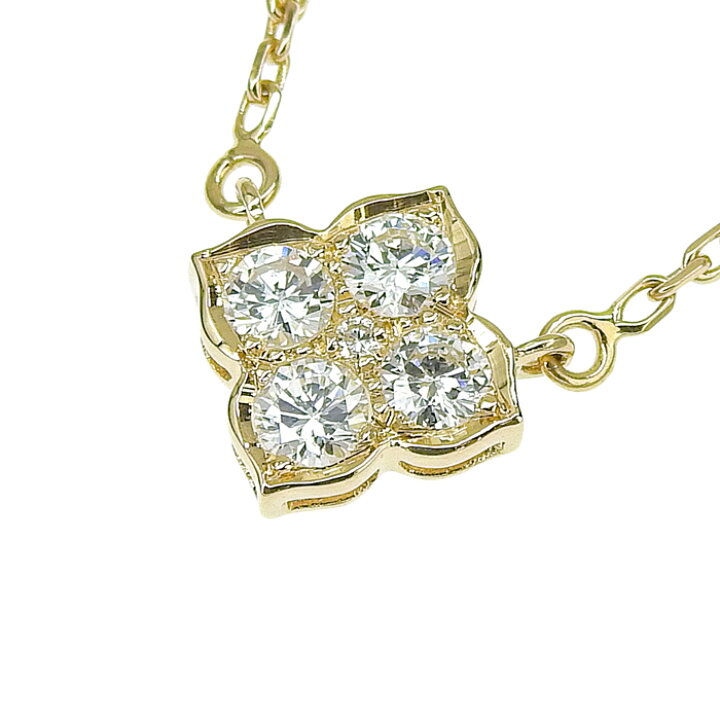 楽天市場】Cartier カルティエ ヒンドゥ 4P ダイヤ ネックレス K18YG  