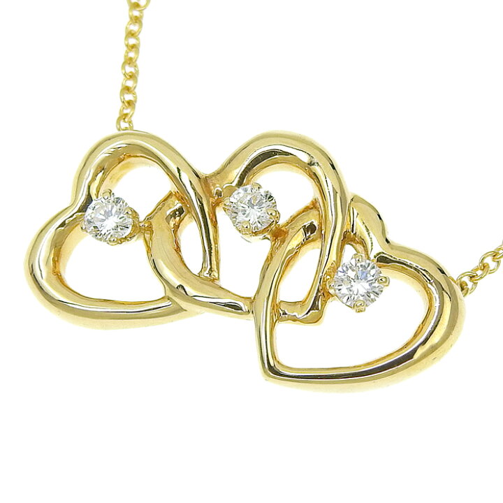 楽天市場】TIFFANY&Co ティファニー トリプル ハート 3P ダイヤ  