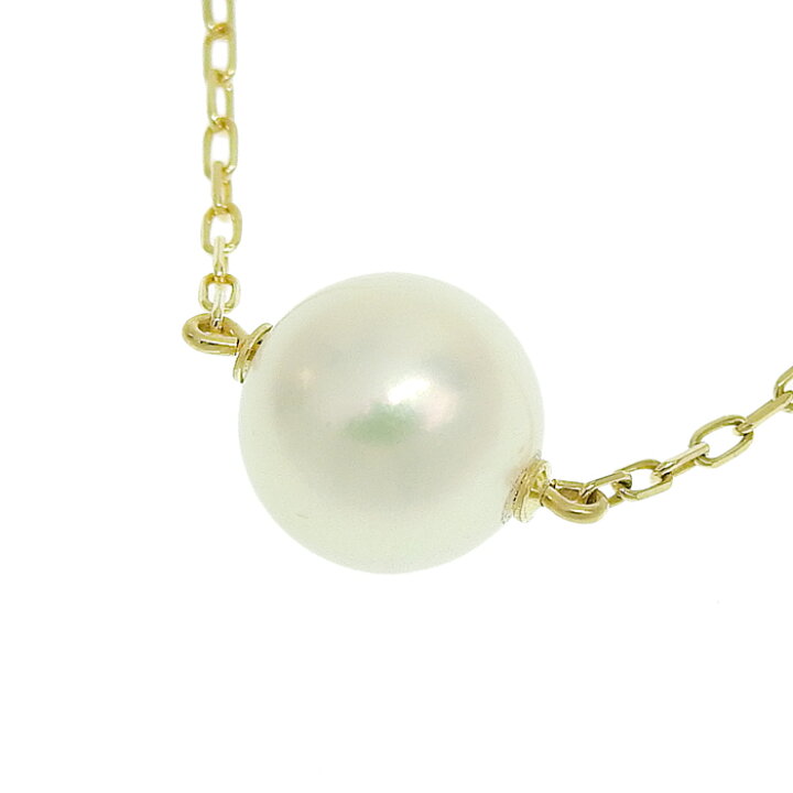 楽天市場】MIKIMOTO ミキモト 1P パール ネックレス K18YG 750イエロー 