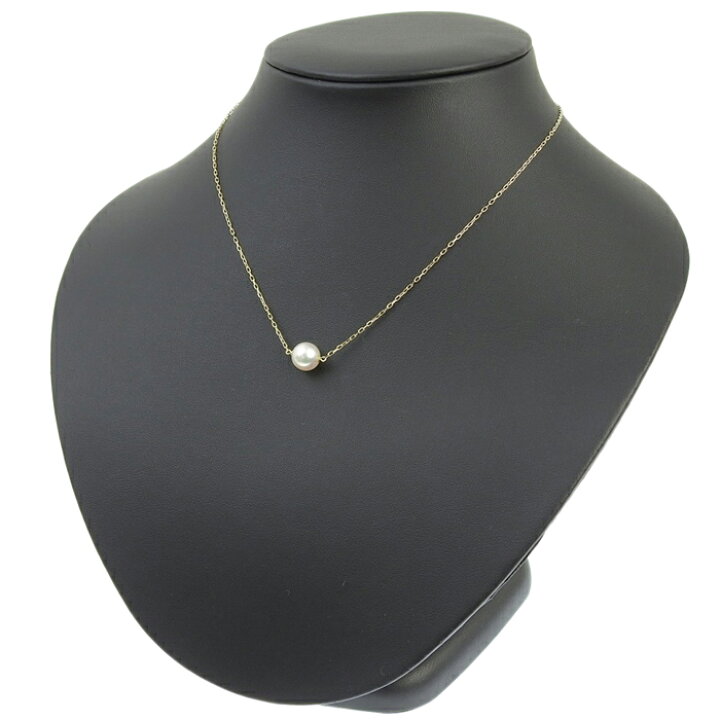 楽天市場】MIKIMOTO ミキモト 1P パール ネックレス K18YG 750イエロー 