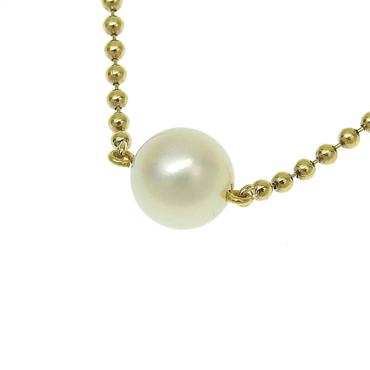 楽天市場】MIKIMOTO ミキモト 1P パール ネックレス K18YG 750イエロー 