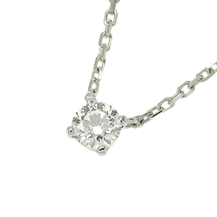楽天市場】Cartier カルティエ ソリテール ダイヤ ネックレス K18WG 