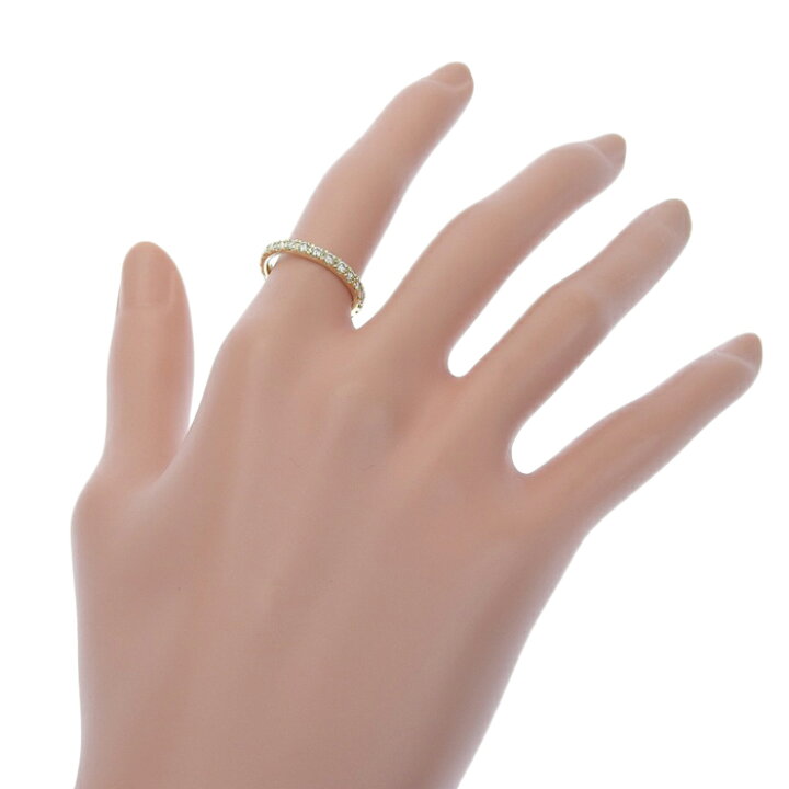 楽天市場】フル エタニティ ダイヤ リング K18YG 750 イエローゴールド  