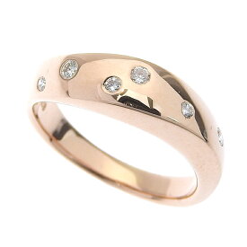 デザイン ダイヤ リング K18PG 750 ピンクゴールド ダイヤモンド 0.20ct 10号 指輪 アクセサリー レディース 送料無料 240900044827 ★