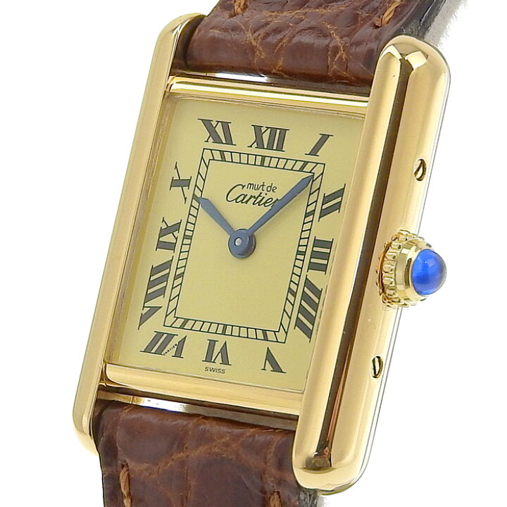 楽天市場】Cartier カルティエ マストタンク ヴェルメイユSM W1003153  