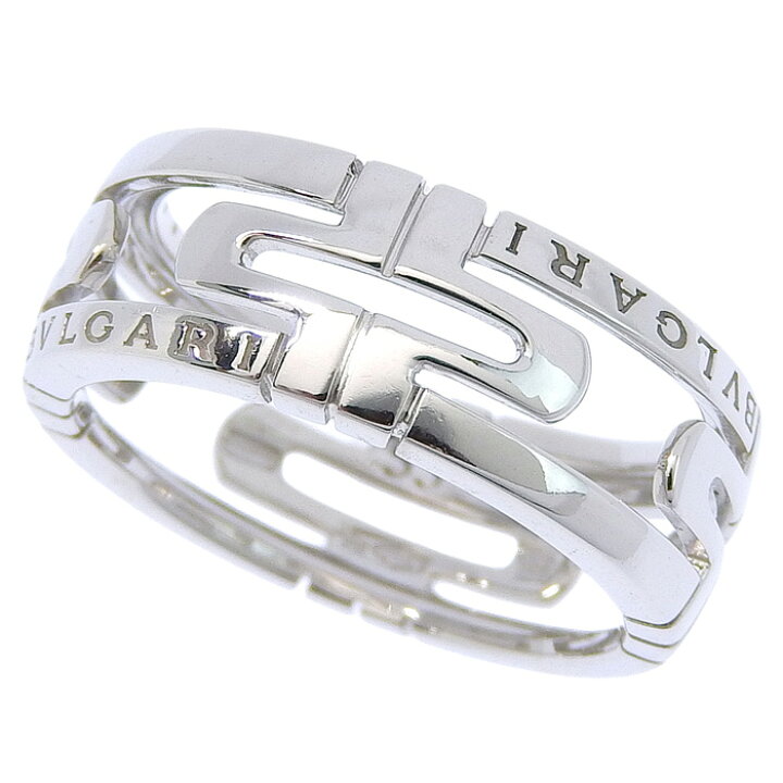 楽天市場】BVLGARI ブルガリ パレンテシ オープンワーク リング K18WG  