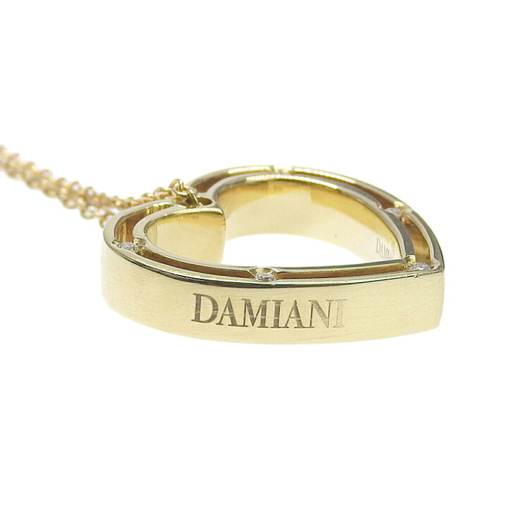 楽天市場】DAMIANI ダミアーニ D-SIDE ハート ダイヤ ネックレス K18YG 
