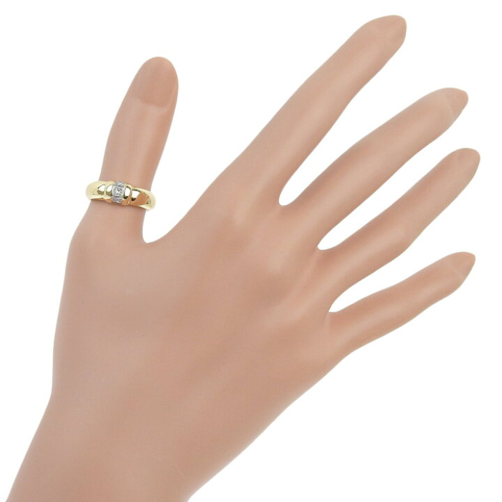 楽天市場】CHAUMET ショーメ デザイン ダイヤ リング K18YG 750 