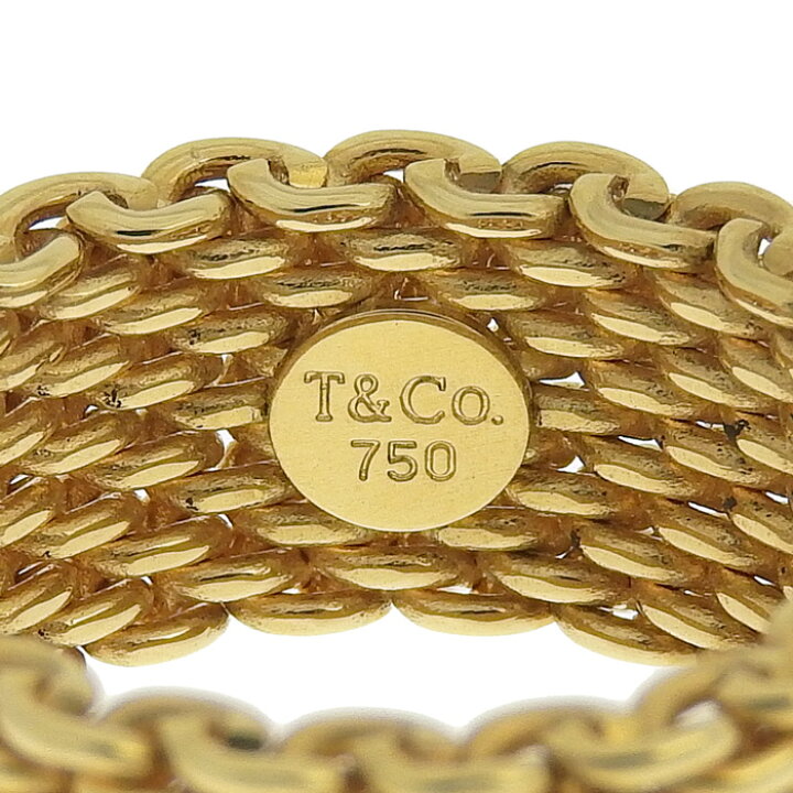 楽天市場】TIFFANY&Co ティファニー サマセット リング K18YG 750 