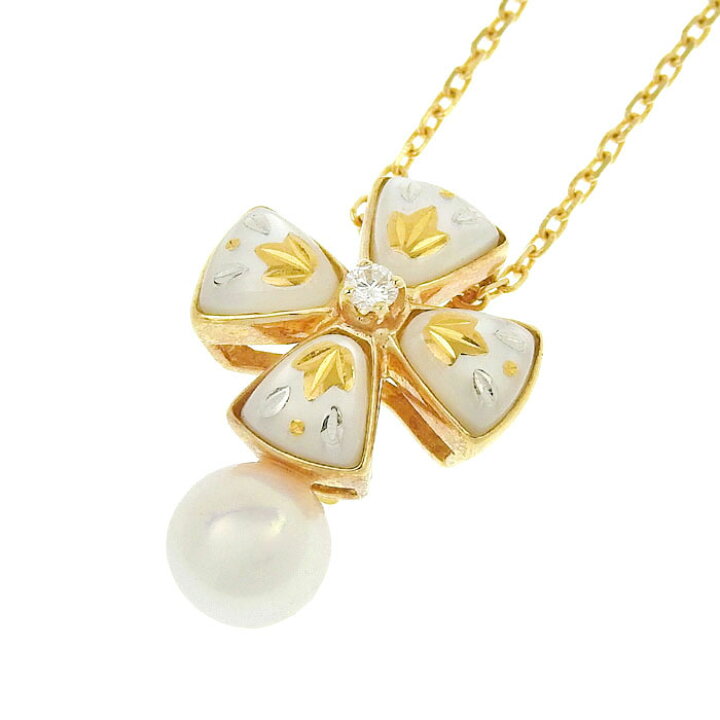 楽天市場】MIKIMOTO ミキモト ピクウェ シェル パール ネックレス  