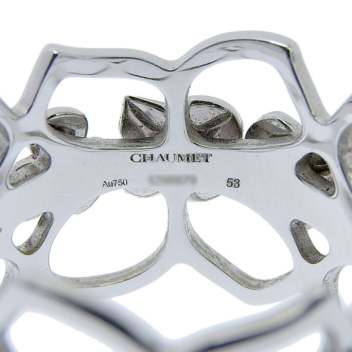 楽天市場】CHAUMET ショーメ オルタンシア リング K18WG 750 ホワイト 