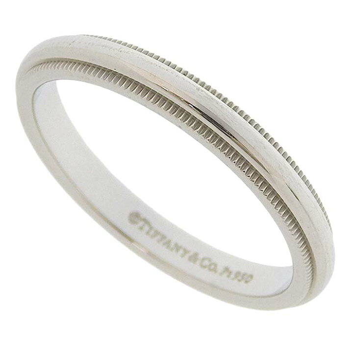 楽天市場】TIFFANY & Co. ティファニー ミルグレイン リング Pt950  