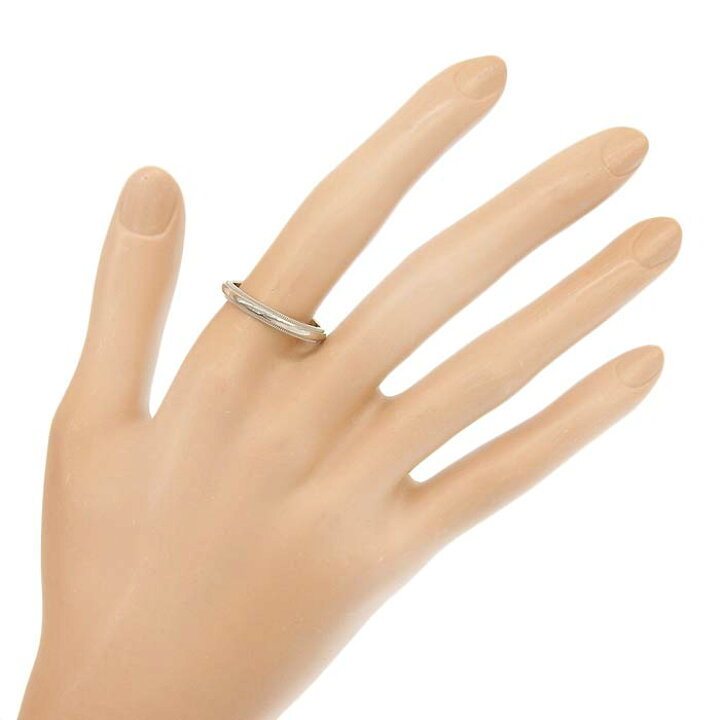 楽天市場】TIFFANY & Co. ティファニー ミルグレイン リング Pt950  