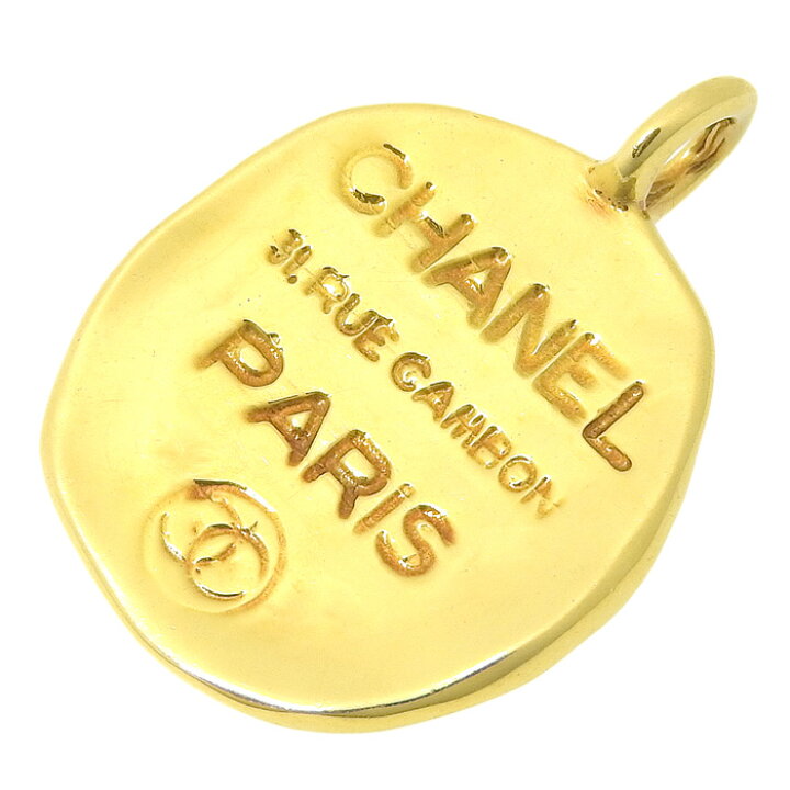 楽天市場】CHANEL シャネル ココマーク ペンダント トップ K18YG 750 