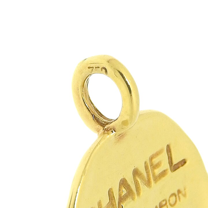 楽天市場】CHANEL シャネル ココマーク ペンダント トップ K18YG 750 
