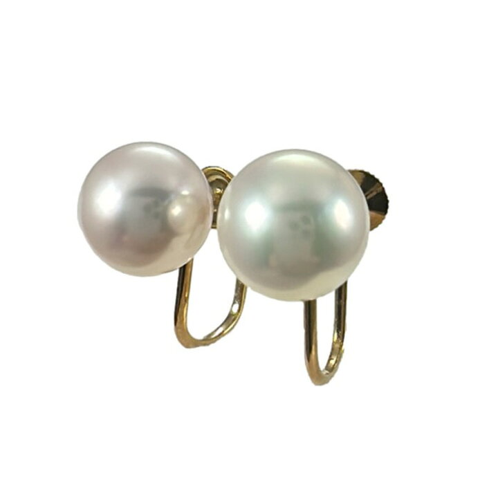 楽天市場】MIKIMOTO ミキモト デザイン パール イヤリング K18YG 750  