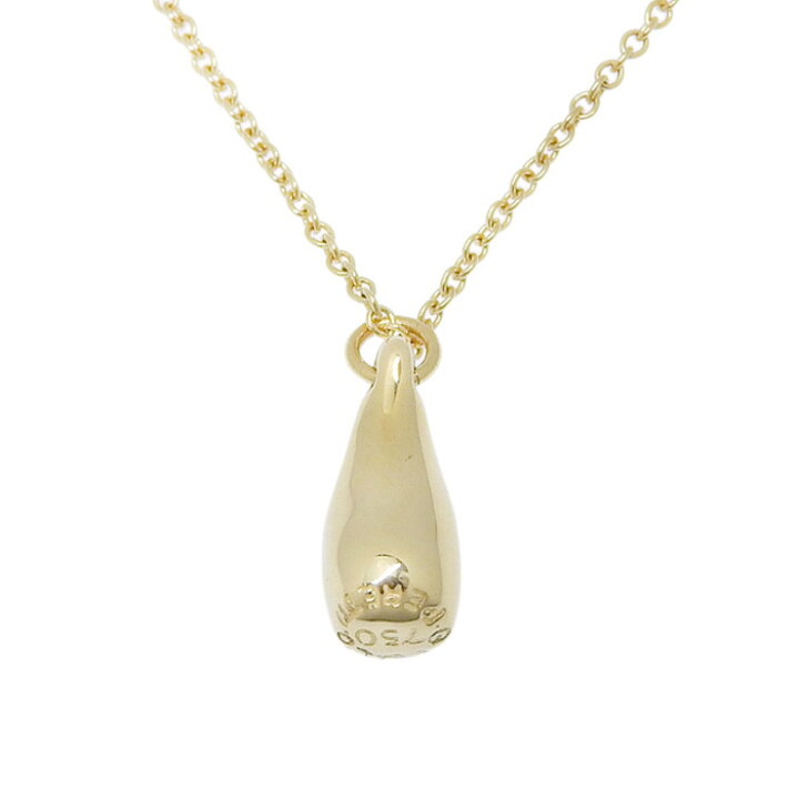 楽天市場】TIFFANY&Co ティファニー ティアドロップ ネックレス K18YG 