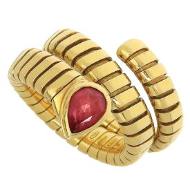 【クーポン利用で最大3万円割引 数量限定 8/1~8/11】 BVLGARI ブルガリ トゥボガス ピンクトルマリン リング K18YG 750 イエローゴールド ピンクトルマリン 約12号 指輪 アクセサリー レディース 送料無料 241001017826 ★