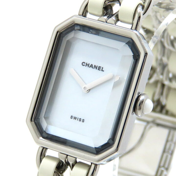 楽天市場】CHANEL シャネル プルミエール M H1639 シェル文字盤 SS 