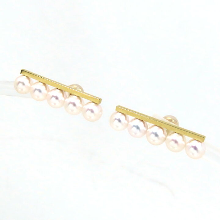楽天市場】TASAKI タサキ バランス プラス パール ピアス K18YG 750 