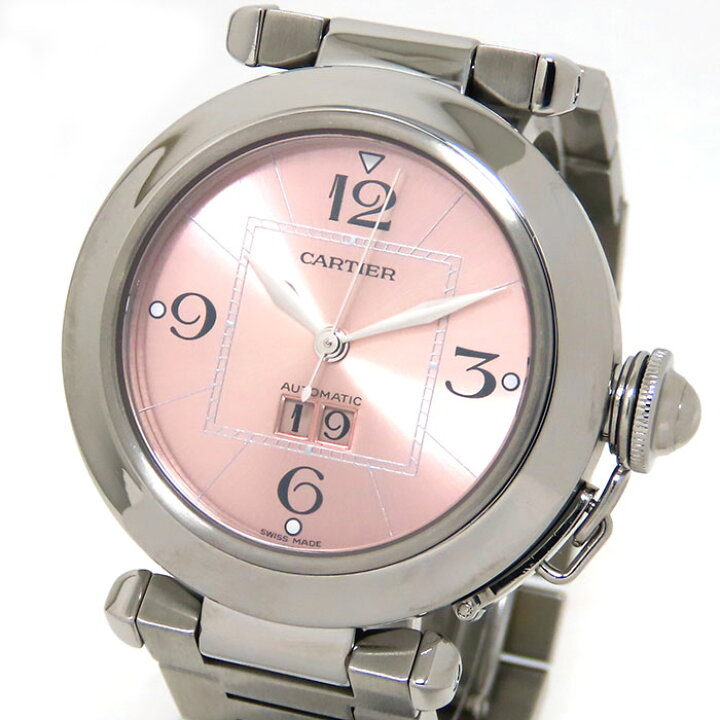 楽天市場】Cartier カルティエ パシャC ビッグデイト W31058M7 ピンク 