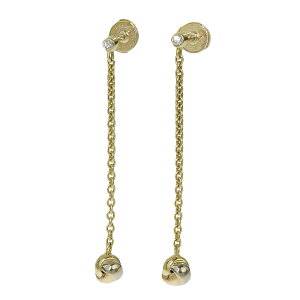 【ポイント7倍& 最大10万円割引クーポン数量限定 10/24 20時から】CARTIER カルティエ ベビートリニティ ピアス K18YG K18WG K18PG 750 スリーカラーゴールド ダイヤモンド 耳飾り アクセサリー レデ