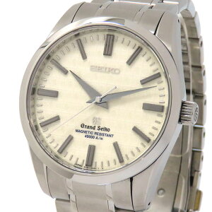 Grand Seiko グランドセイコー マスターショップ限定モデル SBGX039 9F61-0AA0 アイボリー文字盤 SS ステンレススチール 電池式 強化耐磁 クォーツ メンズ 腕時計 送料無料【仕上・電池交換済】2410010