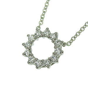 y|Cg10{ ő10~N[|ʌ 11/14 10zTIFFANY & Co. eBt@j[ I[v T[N ~j _C lbNX Pt950 v`i _Ch 40.5cm  ANZT[ 