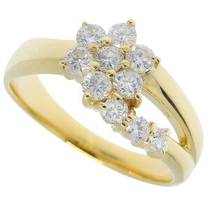 t[ `[t _C O K18YG 750 CG[S[h _Ch 0.50ct 12 w ANZT[ fB[X  241100073796 