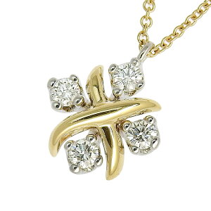 yN[|pōő10~ 9/19 20 ʌz TIFFANY & Co. eBt@j[ WEVo[WF _C lbNX K18YG Pt950 750 CG[S[h v`i _Ch 40.5cm 