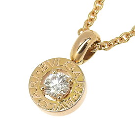 【3%OFFセール 最大10万円割引クーポン 数量限定】 BVLGARI ブルガリ ブルガリブルガリ 1P ダイヤ ネックレス K18PG 750 ピンクゴールド ダイヤモンド 38.5cm アジャスター付 首飾り アクセサリー レディース 送料無料 240101807002 ★