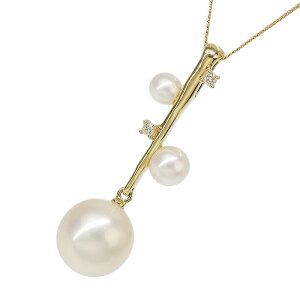 TASAKI ^TL fUC _C p[ lbNX K18YG 750 CG[S[h _Ch 0.04ct p[ ^ `45cm AWX^[t ANZT[ fB[X  241100080016 