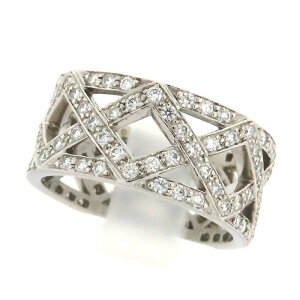 TIFFANY&Co ティファニー ブレーデッド ダイヤ リング Pt950 プラチナ ダイヤモンド 9号 ブレイデッド 指輪 アクセサリー レディース 送料無料 241100082797