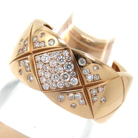 【ポイント10倍＆ 最大10万円割引クーポン数量限定 1/21 20時から】CHANEL シャネル ココ クラッシュ コレクション ダイヤ リング ラージ モデル J11100 K18BG 750 ベージュゴールド ダイヤモンド 57 指輪 アクセサリー レディース 送料無料 240101749354