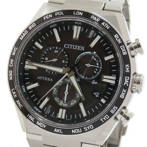 CITIZEN シチズン アテッサ アクトライン エコドライブ CB5966-69E ブラック文字盤 Ti チタン スーパーチタニウム ダイレクトフライト ACT Line 保証書付 腕時計 ソーラー 電波 メンズ 送料無料 2410010