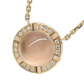 【ポイント7倍＆ 最大10万円割引クーポン数量限定 12/12 20時から】CHAUMET ショーメ クラス ワン クルーズ ダイヤ ローズクォーツ ネックレス K18PG 750 ピンクゴールド ダイヤモンド 色石 39cm アジャスター付 首飾り アクセサリー レディース 送料無料 241001024825 ★
