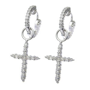 NX `[t _C t[v sAX K18WG 750 zCgS[h _Ch 0.25ct×2/0.25ct×2  ANZT[ fB[X  241100082487 