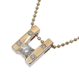 y|Cg10{ ő10~N[|ʌzESTELLE GXe[ fUC _C lbNX K18PG 750 sNS[h _Ch 0.22ct 36.5cm AWX^[t  ANZT[ f