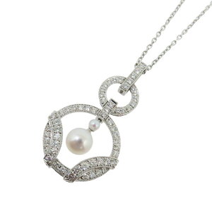 MIKIMOTO ~Lg ARp[ _C lbNX K18WG 750 zCgS[h ARp[ _Ch 0.82ct 46.4cm AWX^[t  ANZT[ fB[X  241100063159