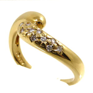 TASAKI ^TL fUC _C O K18YG 750 CG[S[h _Ch0.06ct 9 w ANZT[ fB[X  241100087713