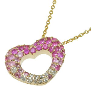 PONTE VECCHIO |eFLI GcBI[l sNTt@CA _C lbNX K18PG 750 sNS[h sNTt@CA 0.47ct _Ch 0.07ct 39.5cm AWX^[t  ANZT[