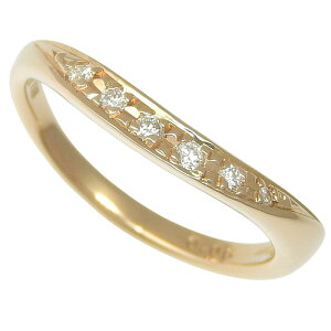 STAR JEWERLY X^[WG[ fUC _C O K18PG 750 sNS[h _Ch 0.06ct 5 w ANZT[ fB[X  241100085143 