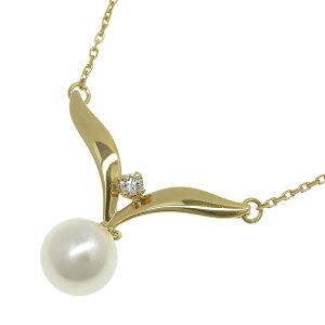 MIKIMOTO ~Lg fUC p[ _C lbNX K18YG 750 CG[S[h p[ ^ _Ch 41.5cm  ANZT[ fB[X  240101823981 